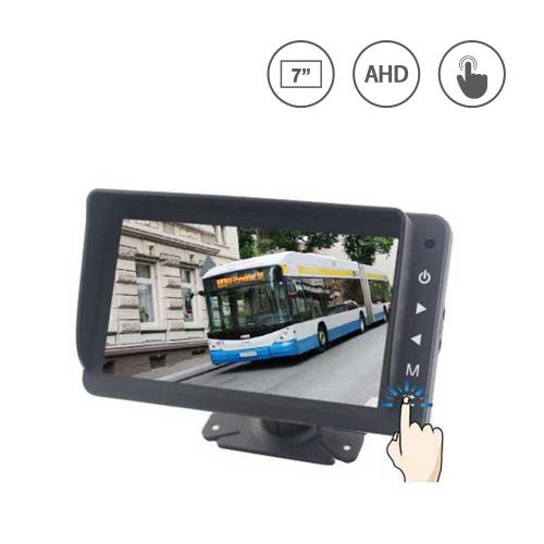 CM-718M-AHD 7 Inch HD IPS LCD Vehicle Monitor Support 3CH AV Input