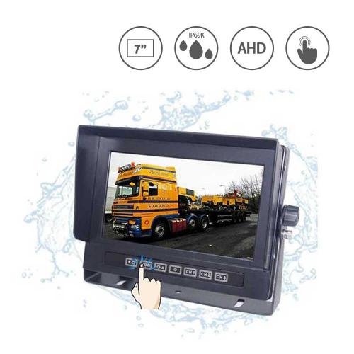 CM-708W-AHD 7 Inch Waterproof IP68 Vehicle Rear View Monitor for Agricultural Machinery