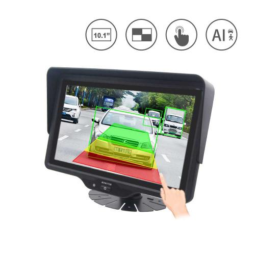 10.1 Inch AHD Quad DVR Monitor with AI BSD Function